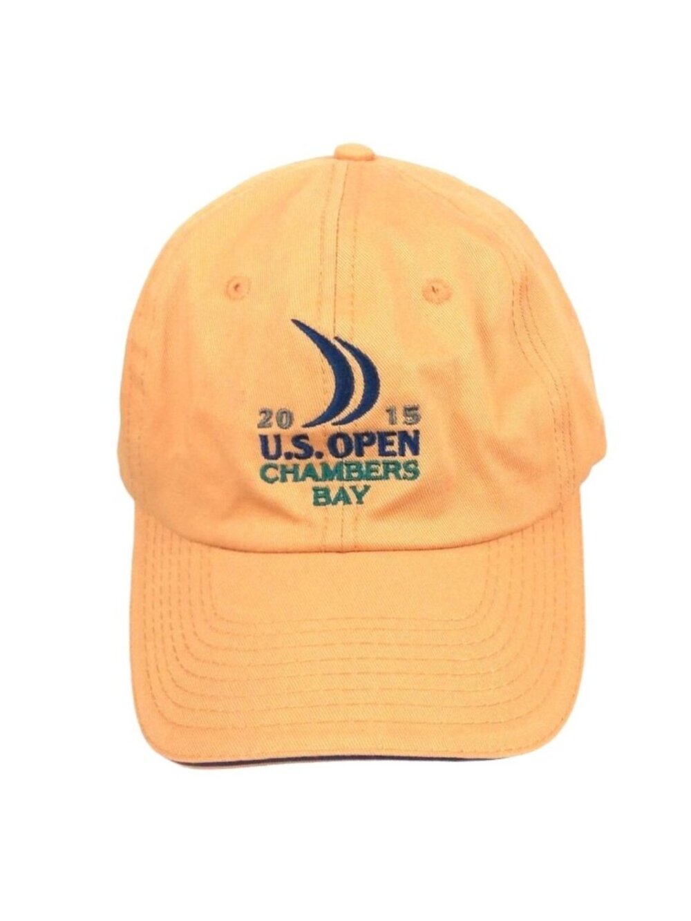 US Open Chambers Bay 2015 Orange Adjustable Hat Cap USGA Member Embroidered
